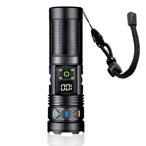 Bedotech Bd-5 30w Tg Led Alüminyum Alaşımlı Zoomlu Type-c Dijital Göstergeli Şarjlı El Feneri