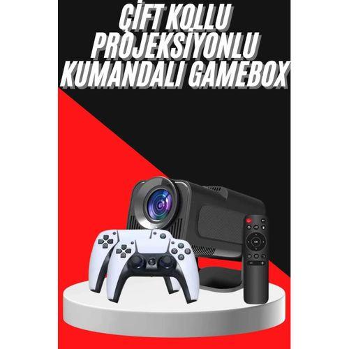 Retro Video Oyunu Konsolu Android Tv El Oyun Konsolu Wıfı Taşınabilir Projeksiyon Cihazı