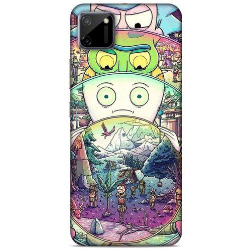 Realme C11 Uyumlu Kılıf Rick And Morty (48) Bumper Kılıf Decoy Jerrys
