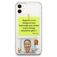 Apple iPhone 11 Kılıf Caps Bill Cosby Arka Kapak Koruma Desenli Full Koruyucu