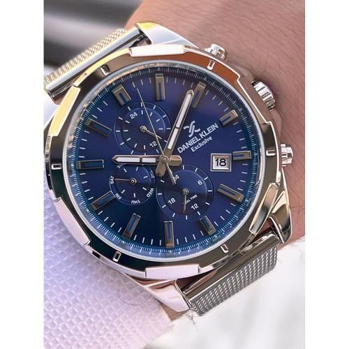 Daniel Klein Hasır Kordon İtalyan Tasarım Bileklik Hediyeli 2 Yıl Garantili Erkek Kol Saati E13356.2