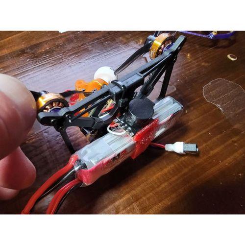 Flywoo Firefly 2S Nano Baby GNB 450mAh 550mAh Pil Tutucu Buzzer Montajı 3D Baskı (Bu ürün Sadece Plastik parçadır - Almadan Önce Soru Sorabilirsiniz)