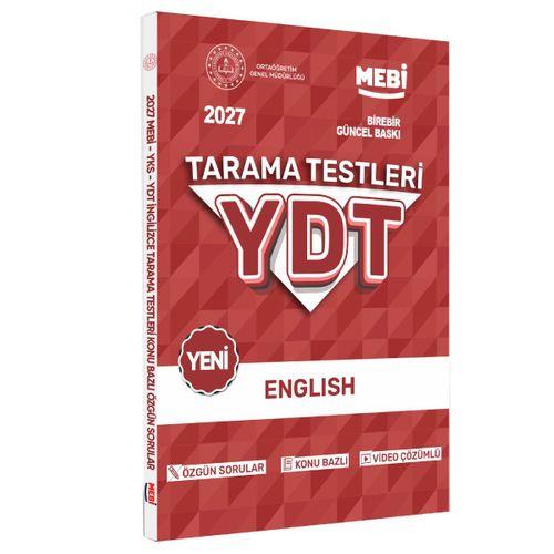 2027 YKS-YDT MEBİ-OGM İngilizce Özgün Tarama Testleri Kitabı A4 Boyut Renkli Görsel BASKI ÜCRETİ