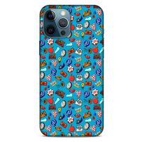 Retro (21) Desen Koruyucu Kapak Renkli Apple iPhone 12 Pro Max Kılıf