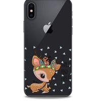 Zoologix (50) Apple Iphone X Şeffaf Kılıf Silikon Desenli