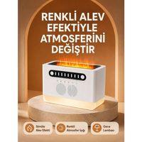 Type-c Şarjlı Kablosuz Hoparlör Beyaz Gürültü Ve Atmosfer Işığı