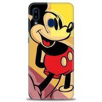 Samsung Galaxy A30 Kılıf HD Baskılı Kılıf - Mickey Mousee + Tam Ekran Koruyucu