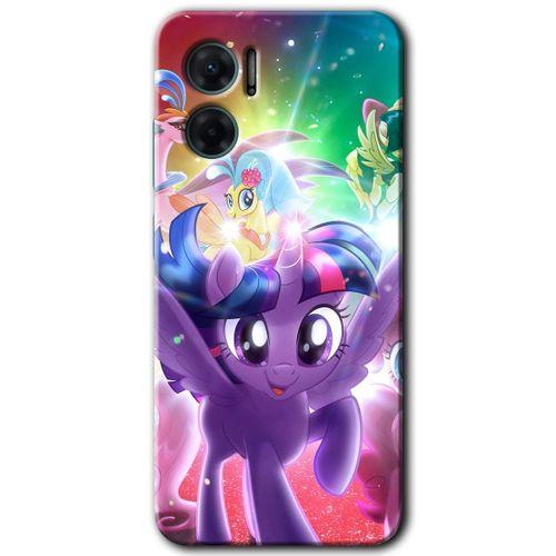 Xiaomi Redmi 10 5G HD Baskılı Kılıf + 9D Tam Ekran Koruyucu - Pony