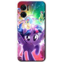 Xiaomi Redmi 10 5G HD Baskılı Kılıf + 9D Tam Ekran Koruyucu - Pony