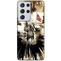 Lopard Samsung Galaxy S21 Ultra Uyumlu Kılıf Atatürk (46) Core Armor Kılıf