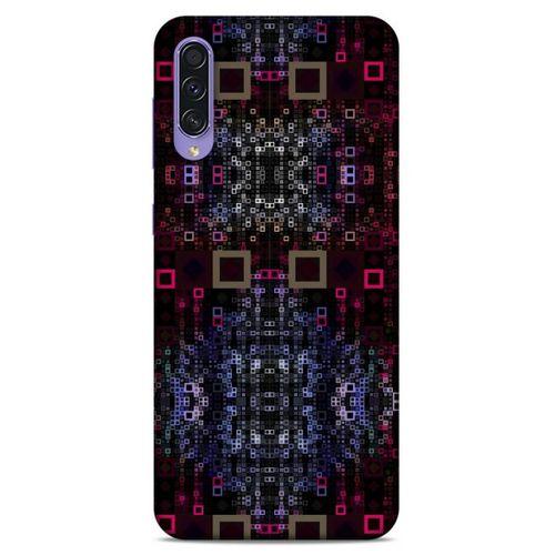 Lopard Samsung Galaxy A50s Uyumlu Kılıf PiXel (18) Telefon Kılıfları Siyah Kırmızı