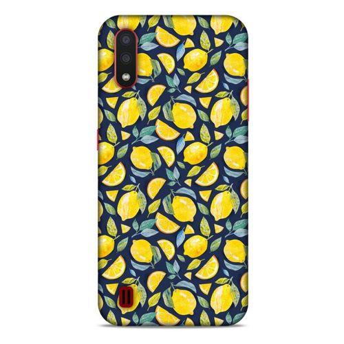 Frutix Turunç 04 Samsung Galaxy A01 Kılıf Desenli Silikon