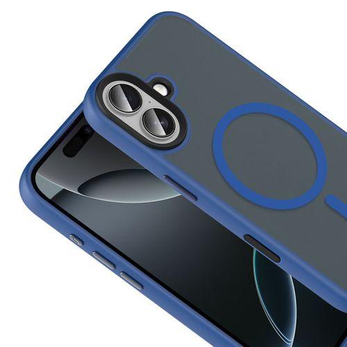 Apple iPhone 17 Kılıf Mat Arka Yüzey Wireless Şarj Özellikli Zore Flet M-safe Kapak