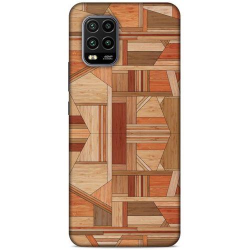 Lopard Xiaomi Mi 10 Lite Uyumlu Kılıf Wood'X (43) Thin Fit Kılıf Baskılı