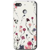 Potkal Hediye Fabrikası General Mobile GM 8 Go HD Baskılı Kılıf + 9D Tam Ekran Koruyucu - Mat Çiçek