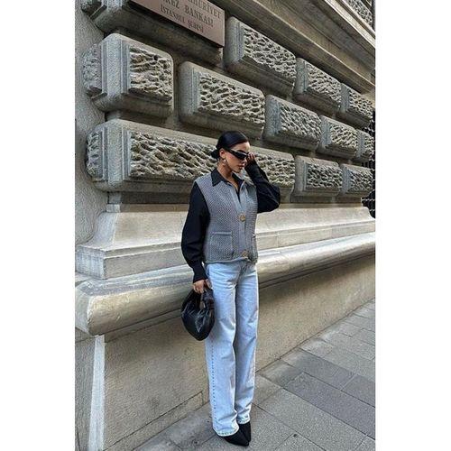 Ajurlu Triko Yelek 5175