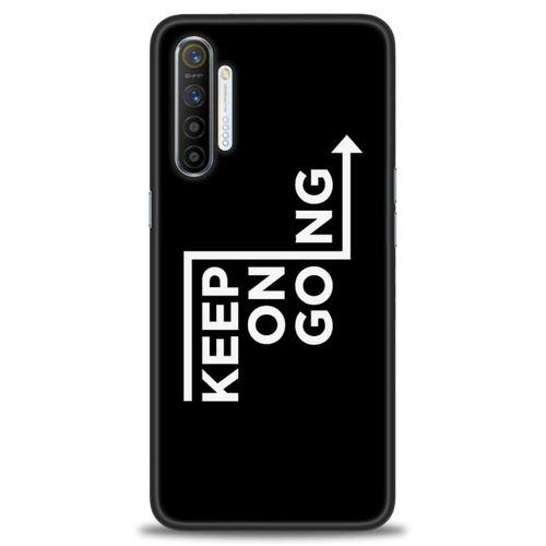 Realme XT Kılıf HD Baskılı Kılıf - Keep On Going + Tam Ekran Koruyucu