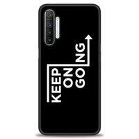 Realme XT Kılıf HD Baskılı Kılıf - Keep On Going + Tam Ekran Koruyucu