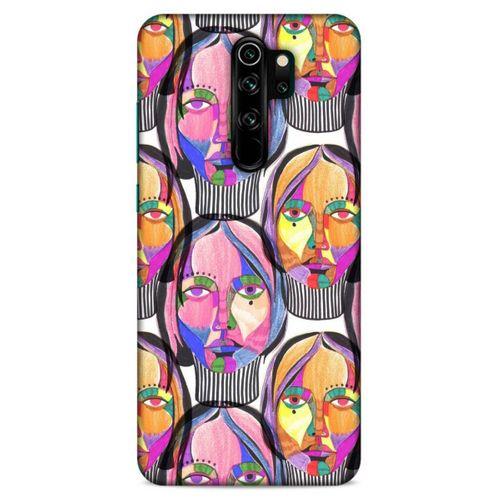 Lopard Xiaomi Redmi Note 8 Pro Uyumlu Kılıf Sürreal Yüzler ♀ (1) Kılıfı Baskılı