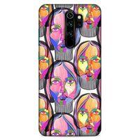 Lopard Xiaomi Redmi Note 8 Pro Uyumlu Kılıf Sürreal Yüzler ♀ (1) Kılıfı Baskılı