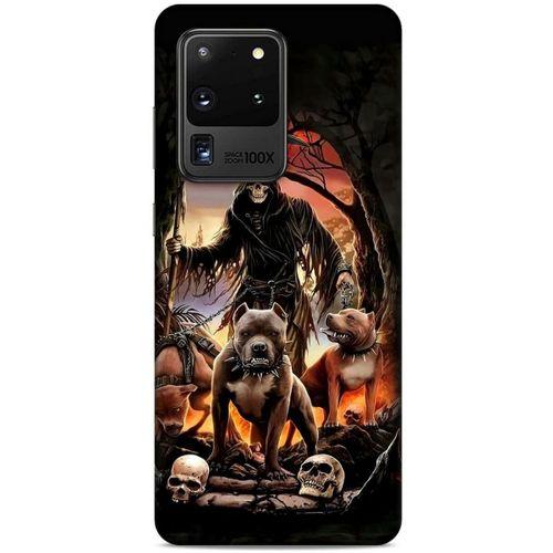 Samsung Galaxy S20 Ultra Uyumlu Kılıf Motorsiklet (28) Arka Kapak İskelet
