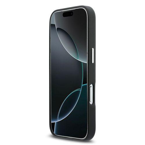 Apple iPhone 17 Pro Kılıf DKNY Orjinal Lisanslı M-safe Şarj Özellikli PU Büyük Dikey Logolu Kapak