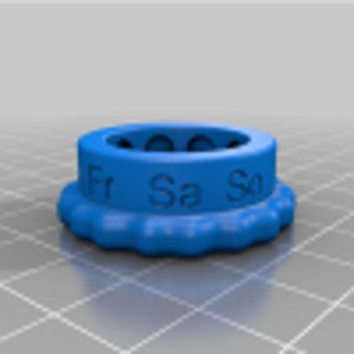 Küçük Haftalık İlaç Kutusu Fidget Oyuncağı (Bu ürün Sadece Plastik parçadır - Almadan Önce Soru Sorabilirsiniz)