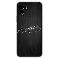 Vivo Y15s Kılıf HD Desen Baskılı Arka Kapak - İmza Atatürk