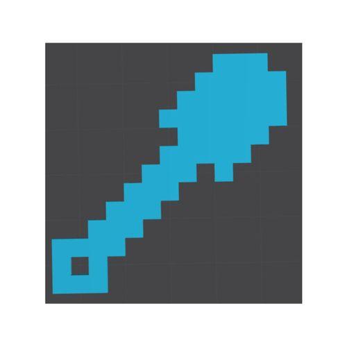 Minecraft Kürek 3D Baskı (Bu ürün Sadece Plastik parçadır - Almadan Önce Soru Sorabilirsiniz)