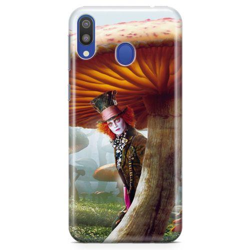 Samsung Galaxy M20 Kılıf Alice Harikalar Diyarında Arka Kapak Koruma Desenli Full Koruyucu