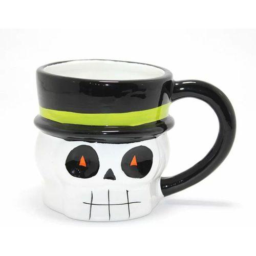 Centilmen İskelet 3d Kabartmalı Kupa Bardak