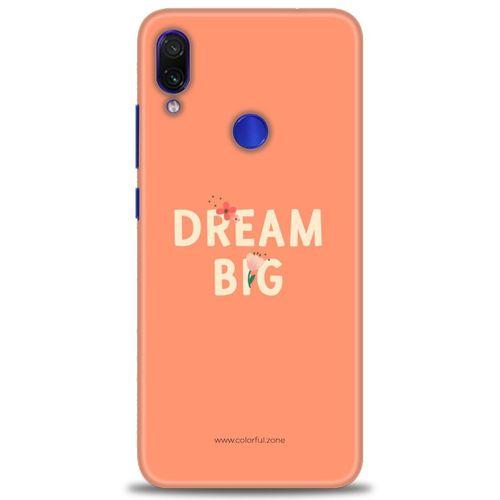 Xiaomi Redmi Note 7 Kılıf HD Baskılı Kılıf - Dream Big + Tam Ekran Koruyucu