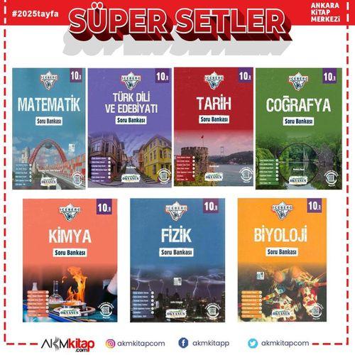 Okyanus Yayınları 10.Sınıf ICEBERG Soru Bankası Seti 7 Kitap