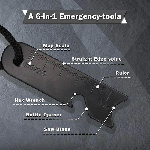 Survive Magnezyum Çubuğu Ateş Başlatıcı Çakmak Taşı