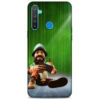 Lopard Oppo Realme 5i Uyumlu Kılıf GameX (48) Bumper Kılıf Asker