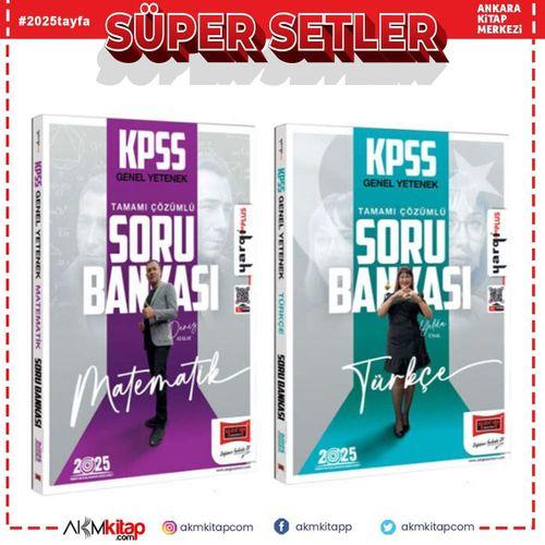 Yargı Yayınları 2025 KPSS Türkçe ve Matematik Soru Bankası Seti 2 Kitap