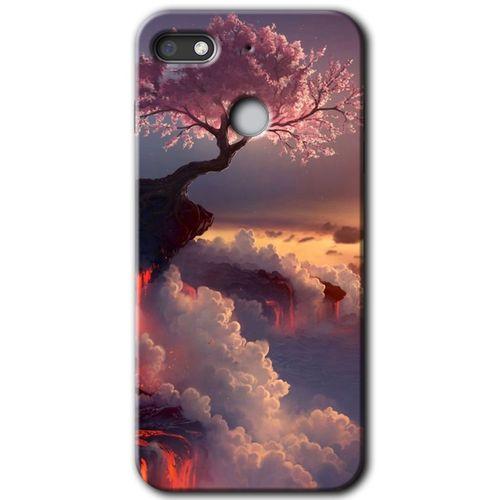 MRCİLETİSİM General Mobile GM 8 Go Kılıf HD Desen Baskılı Arka Kapak + Temperli Cam - Uçurumdaki Hayat