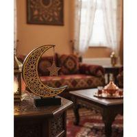 3d Hilal Yıldız Süs 23x23 Cm Ev Ve Ofis İçin Şık Aksesuar