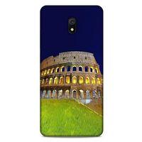 Xiaomi Redmi 8A Kılıf Dünya Mimarisi (24) Darbe Emici Kılıf Kolezyum Roma