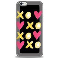 iPhone 6 Plus Kılıf HD Baskılı Kılıf - XOXOXO + Tam Ekran Koruyucu
