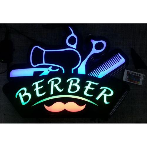 Berber Led Neon Tabela KUMANDALI 16 RENK 54x40cm