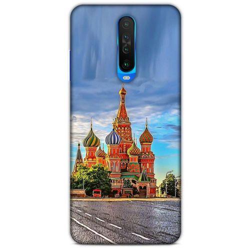Xiaomi Redmi K30 Kılıf Dünya Mimarisi (22) Tam Koruma Kılıfı Aziz Vasil Rusya