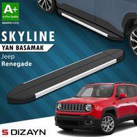 S-Dizayn Jeep Renegade Skyline Aluminyum Yan Basamak 173 Cm 2014 Üzeri A+ Kalite