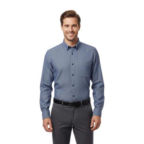 Erkek Klasik Petek Dokulu Uzun Kol Gömlek 3814 BGL-ST04817