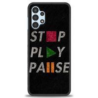 Samsung Galaxy A13 4G Kılıf HD Baskılı Kılıf - Stop Play + Tam Ekran Koruyucu