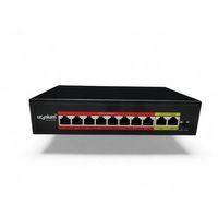 URANIUM POE-8002-96W 8 PORT 10/100 + 2 PORT 10/100 RJ45 UPLINK WATCH-DOG POE SWITCH (REALTEK CHIPSET)