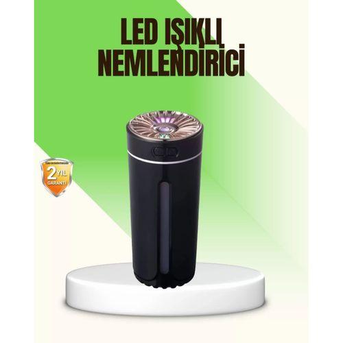 Led Işıklı Aromaterapi Hava Nemlendirici Ultrasonik Sessiz Nem Ayarı