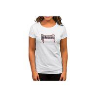 Nazareth Logo Red Beyaz Kadın Tişört