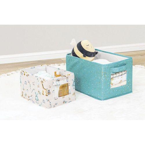 Baby 2'li Pencereli Düzenleyici Çok Amaçlı Organizer Kutu  yeşil