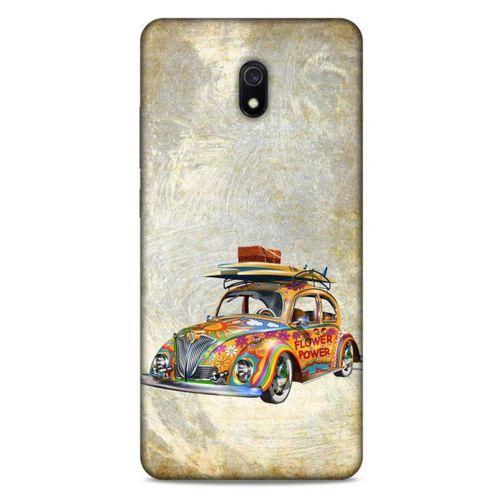 Retro (36) Desen Glitter Kılıf Renkli Xiaomi Redmi 8A Kılıf